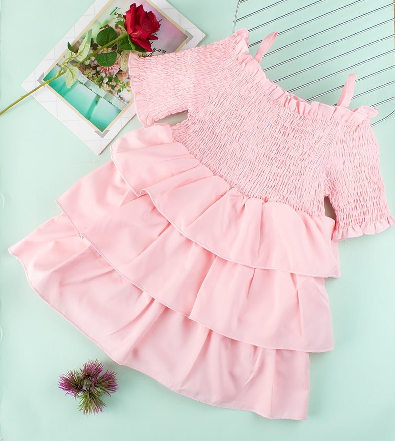 Pink Strap Dress min
