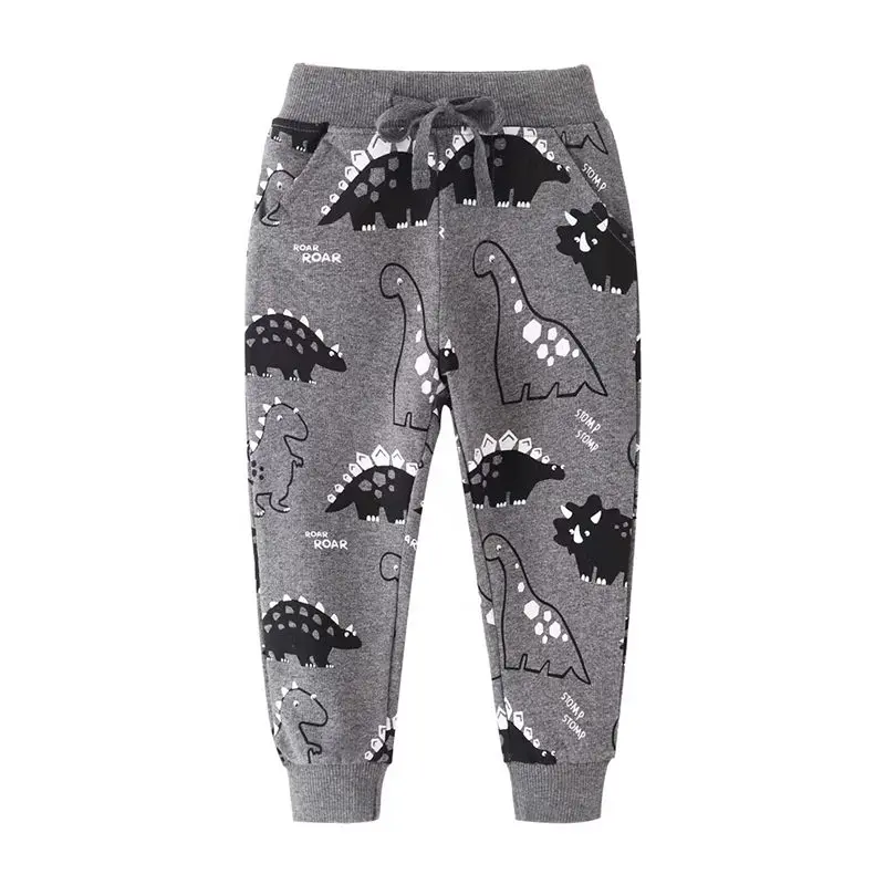 Dino Print Grey Lounge Pants