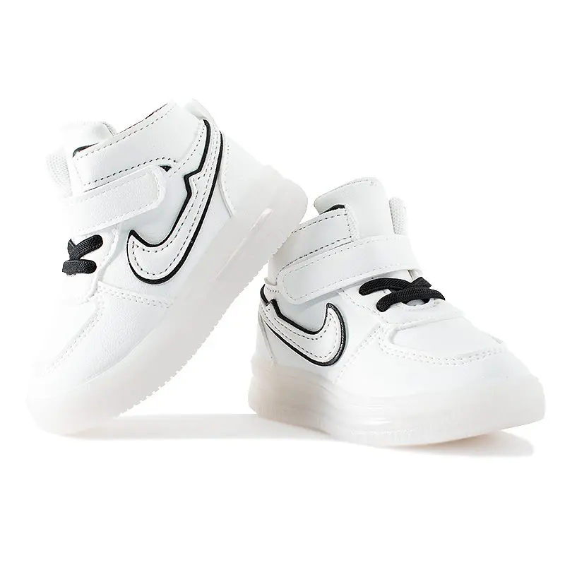 LED White Sneaker Black